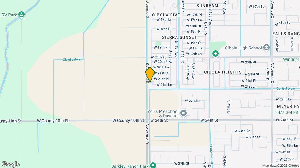 2186 S 48th Way Map and Location Details