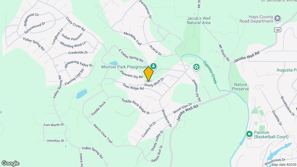 318 Shady Bluff Dr Map and Location Details