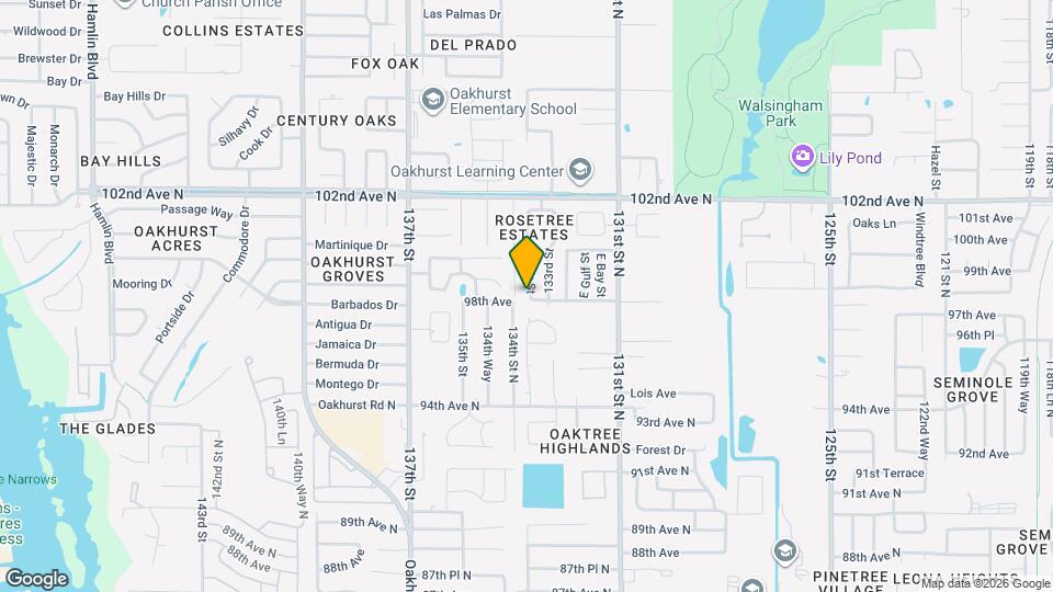 9800 W Bay St Map and Location Details