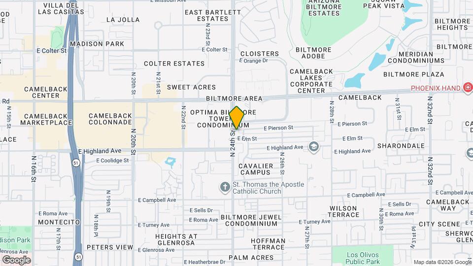 4721 N 24th St Map and Location Details