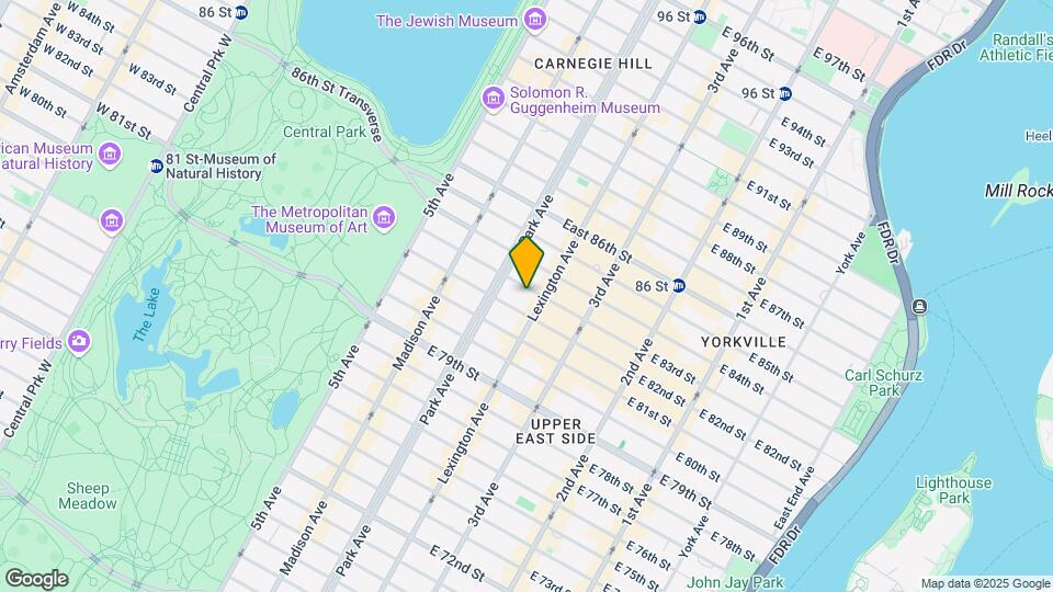 120 E 83rd St Mapa y Detalles de la Ubicación
