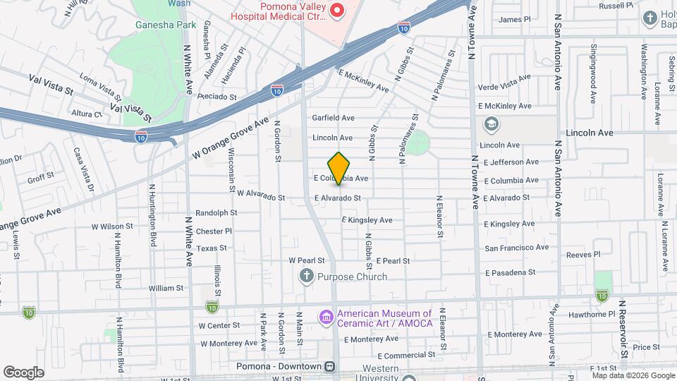 1045 Bradford St Mapa y Detalles de la Ubicación