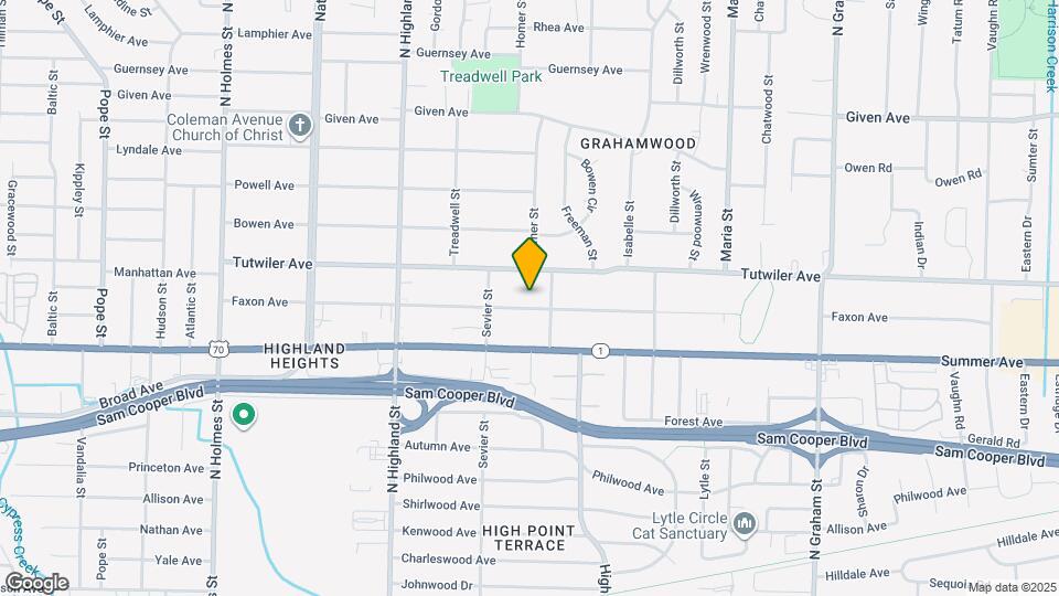 3648 Faxon Ave Map and Location Details