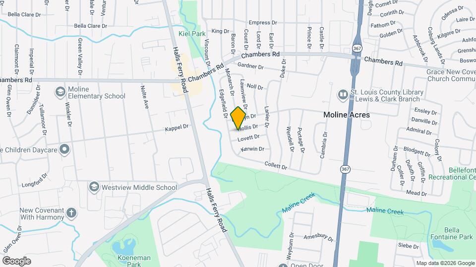 2210 Hollis Dr Mapa y Detalles de la Ubicación