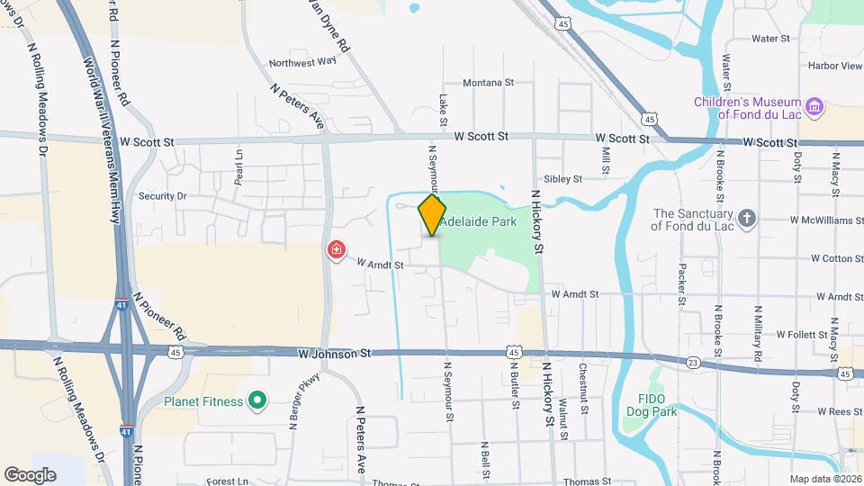 338 N Seymour St Map and Location Details