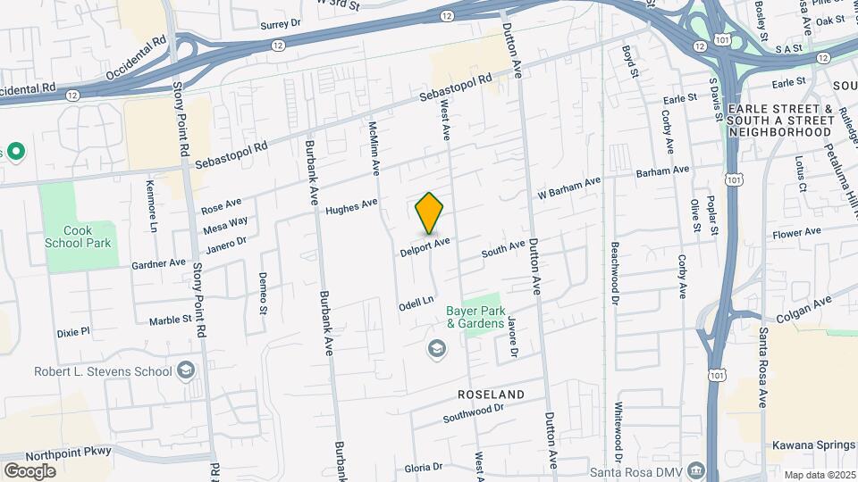 927 Delport Ave Mapa y Detalles de la Ubicación