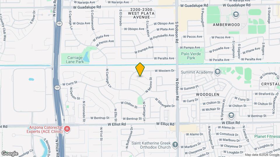 2216 W Straford Dr Map and Location Details