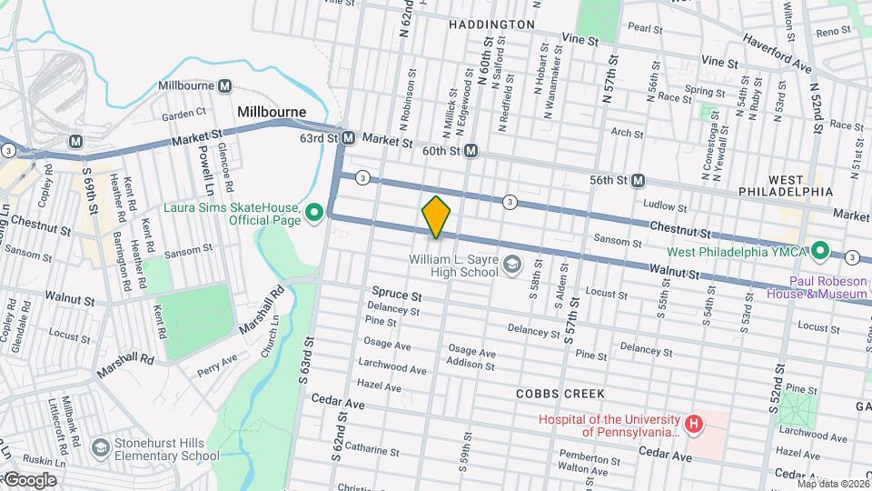 214 S Edgewood St Map and Location Details