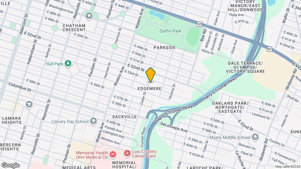 1306 E 54th St Map and Location Details