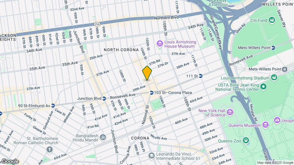 Corona Queens Deal Mapa y Detalles de la Ubicación