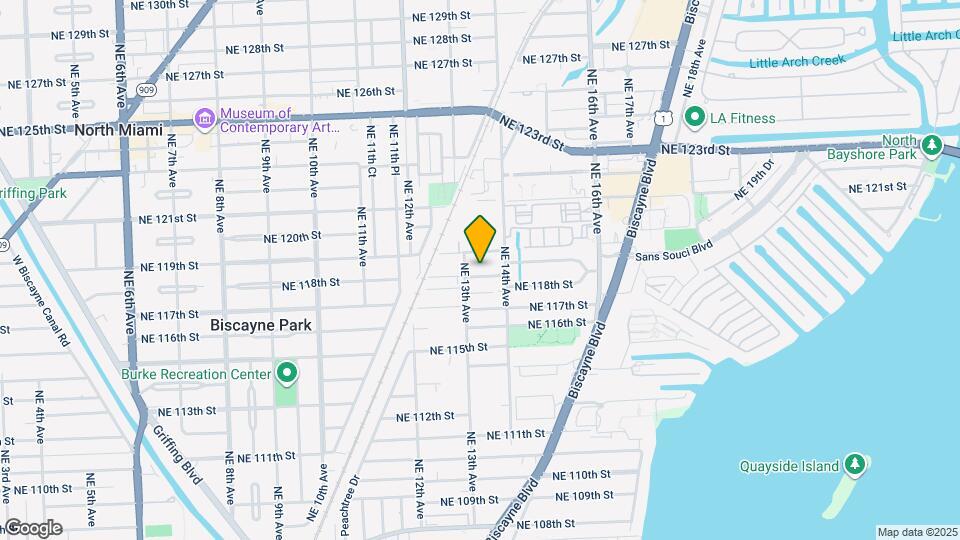 1321 NE 118th St Map and Location Details