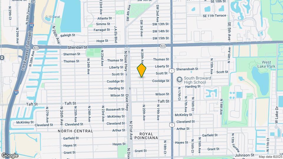2015 Coolidge St Map and Location Details