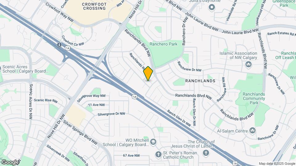 1210 Ranchlands Way NW Map and Location Details