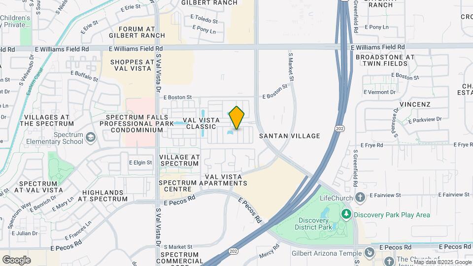 2740 S Equestrian Dr Mapa y Detalles de la Ubicación