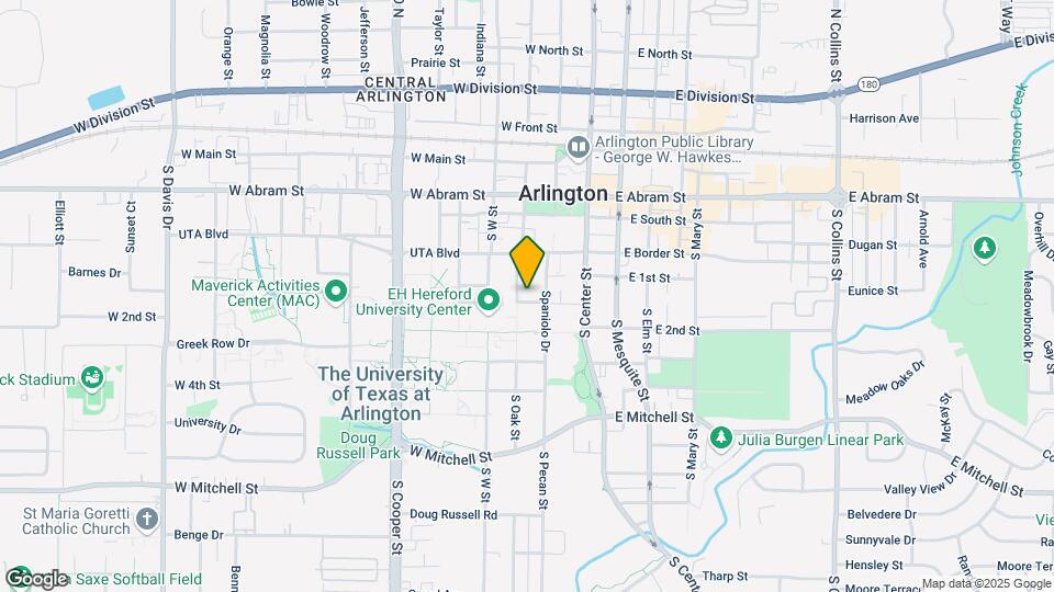 425 S Oak St Map and Location Details