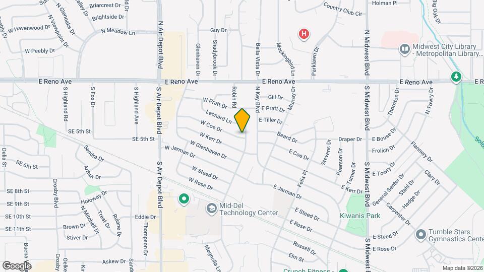 2305 Maple Dr Map and Location Details