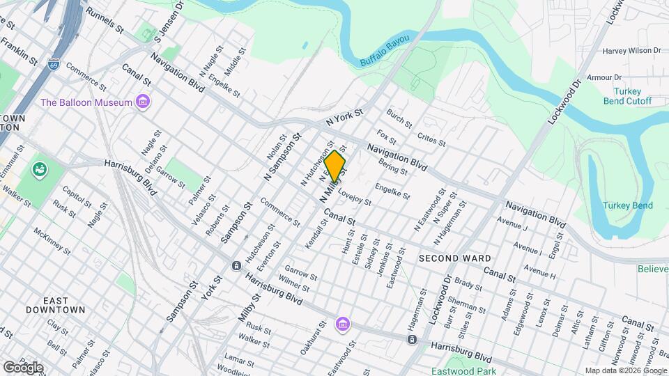 3802 Lovejoy St Map and Location Details