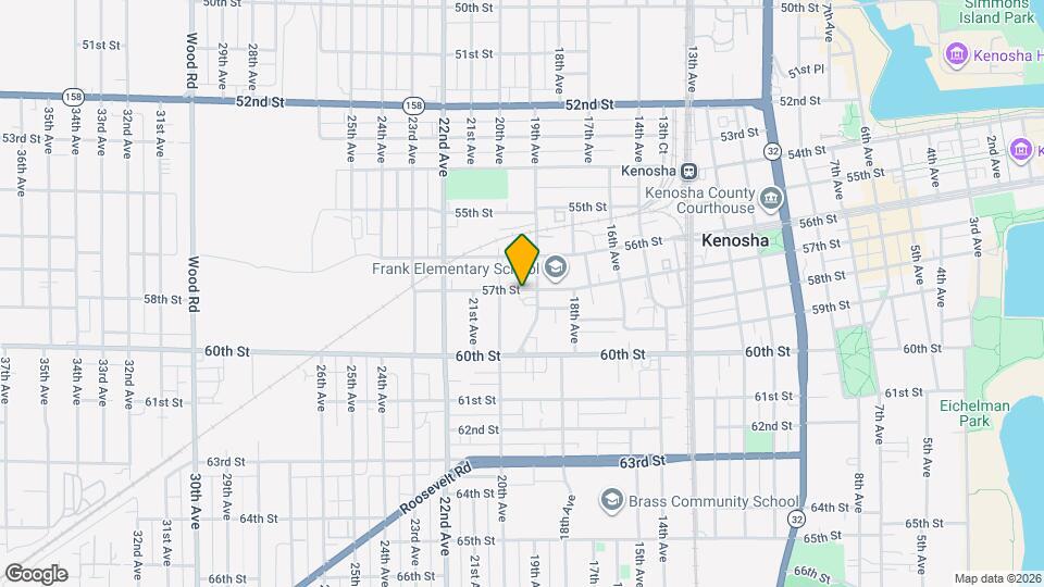 1911 57th St Map and Location Details