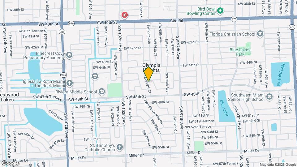 4621 SW 99th Ct Map and Location Details