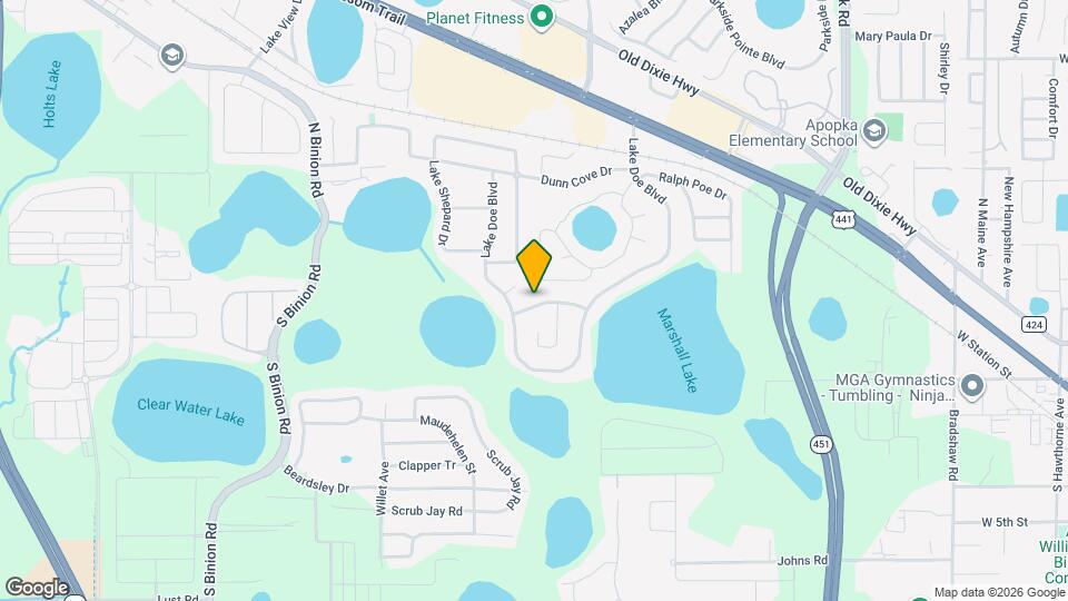 1741 W Marshall Lake Dr Mapa y Detalles de la Ubicación