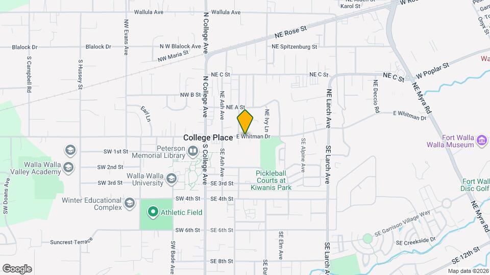 218 E Whitman Dr Map and Location Details