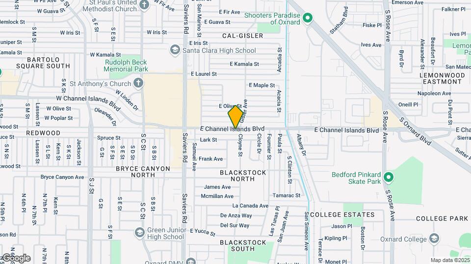 454-456 E Channel Islands Blvd Map and Location Details