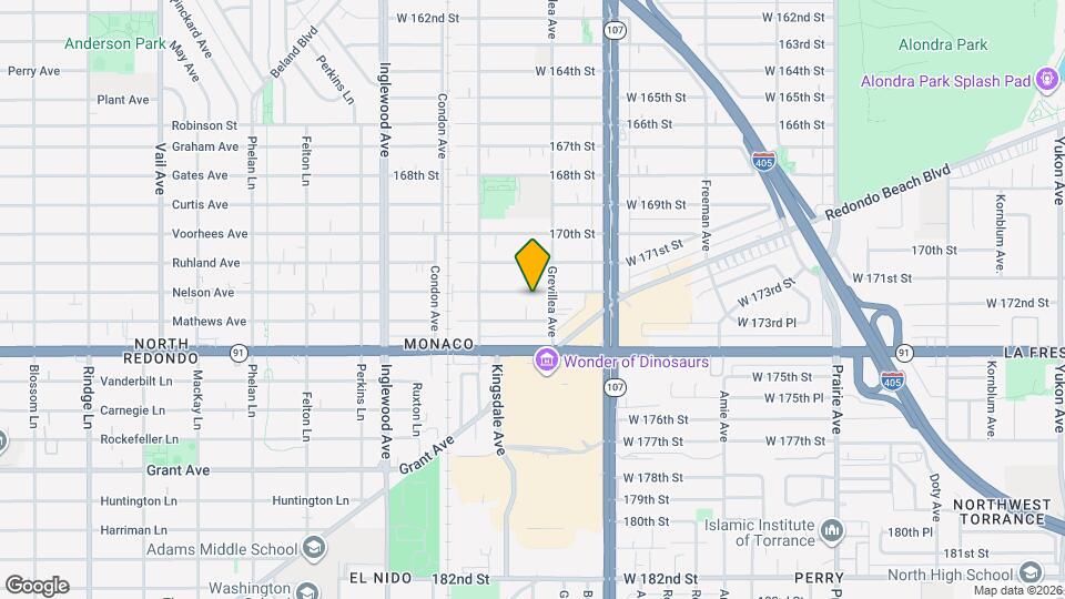 4522 W 172nd St Map and Location Details