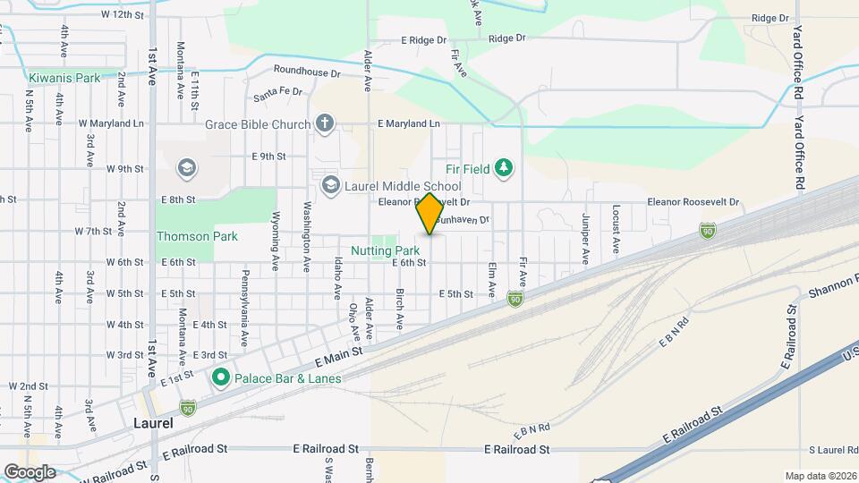 618 Cottonwood Ave Map and Location Details
