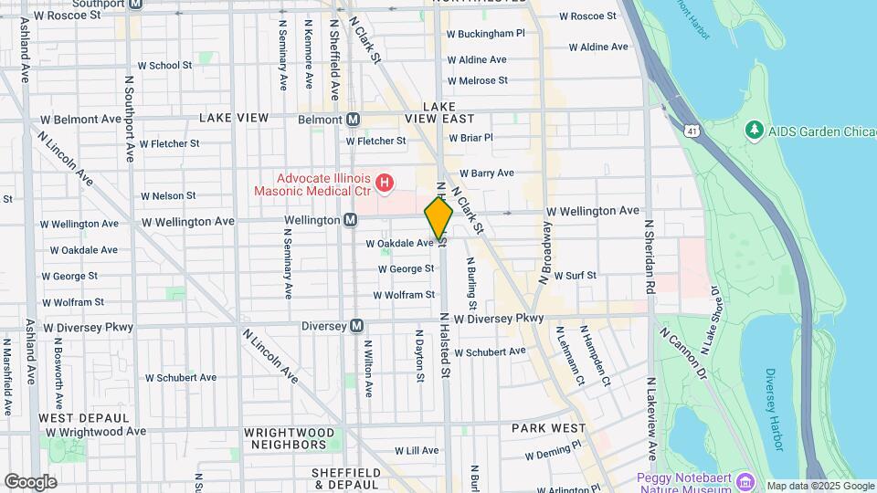 2914 N Halsted St Map and Location Details