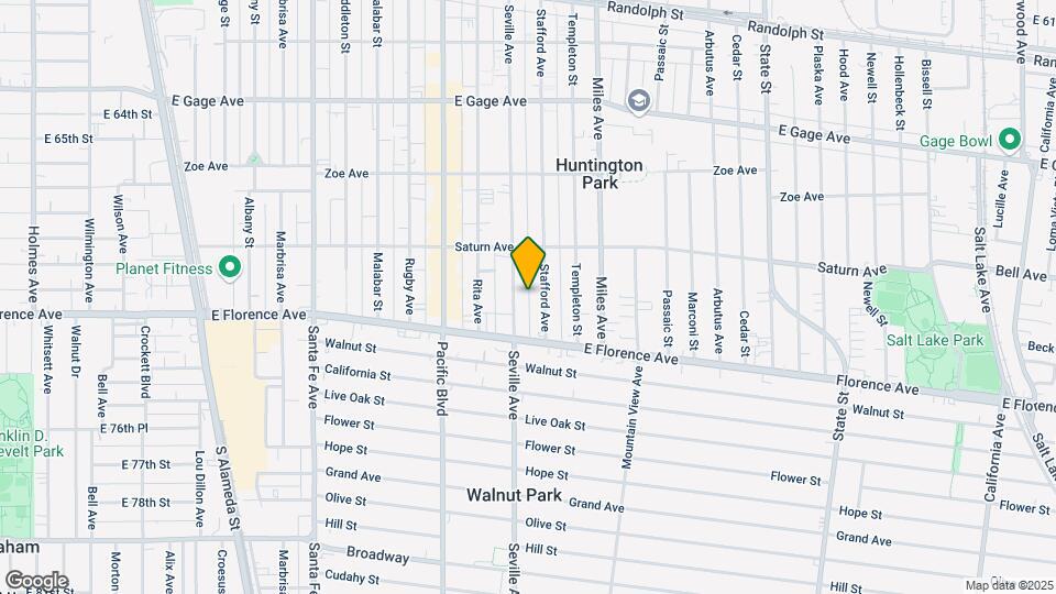 7104-7108 Seville Ave Map and Location Details