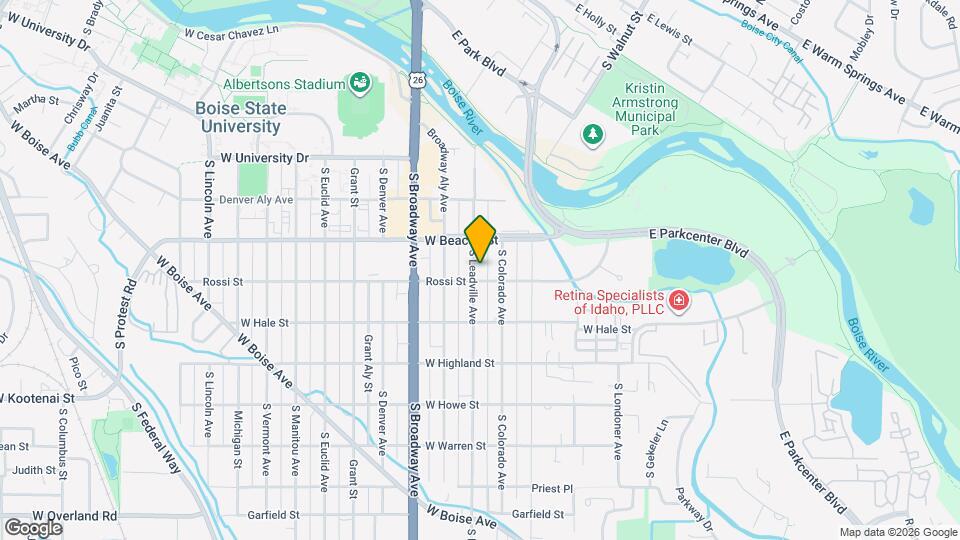 1224 S Leadville Ave Map and Location Details