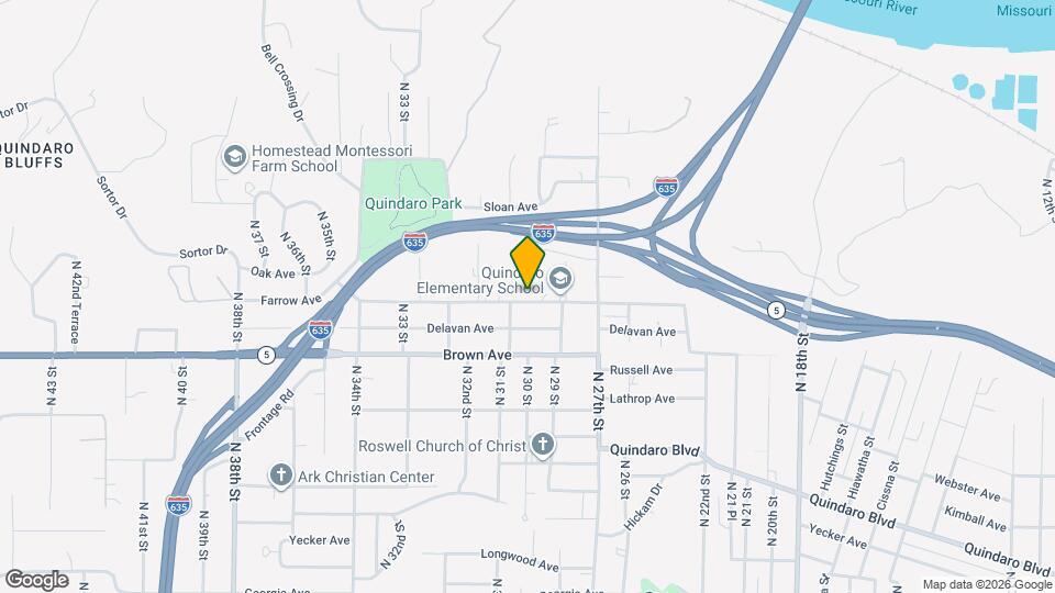 2924 Farrow Ave Map and Location Details