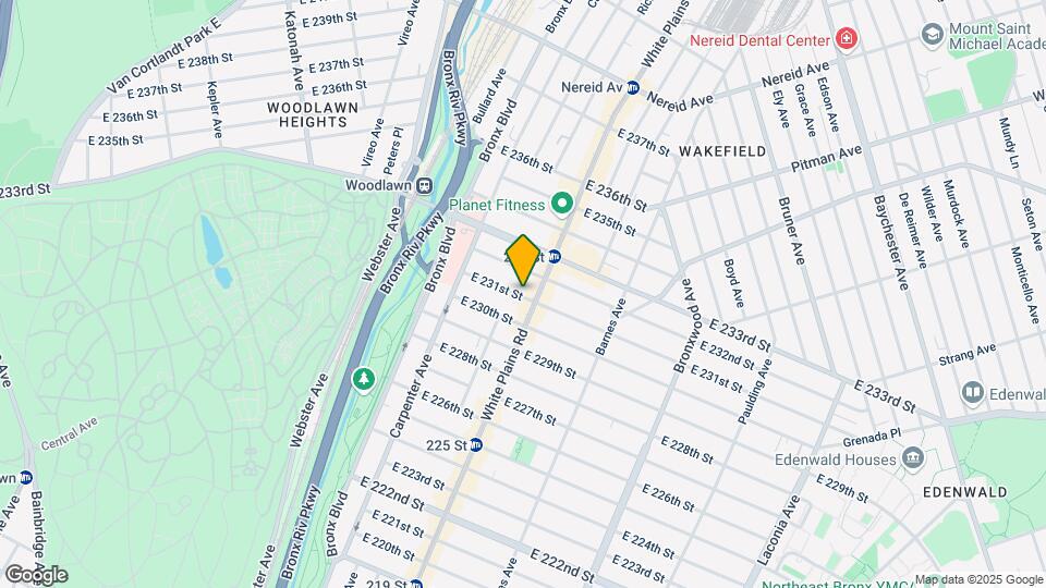 683 E 231st St Map and Location Details