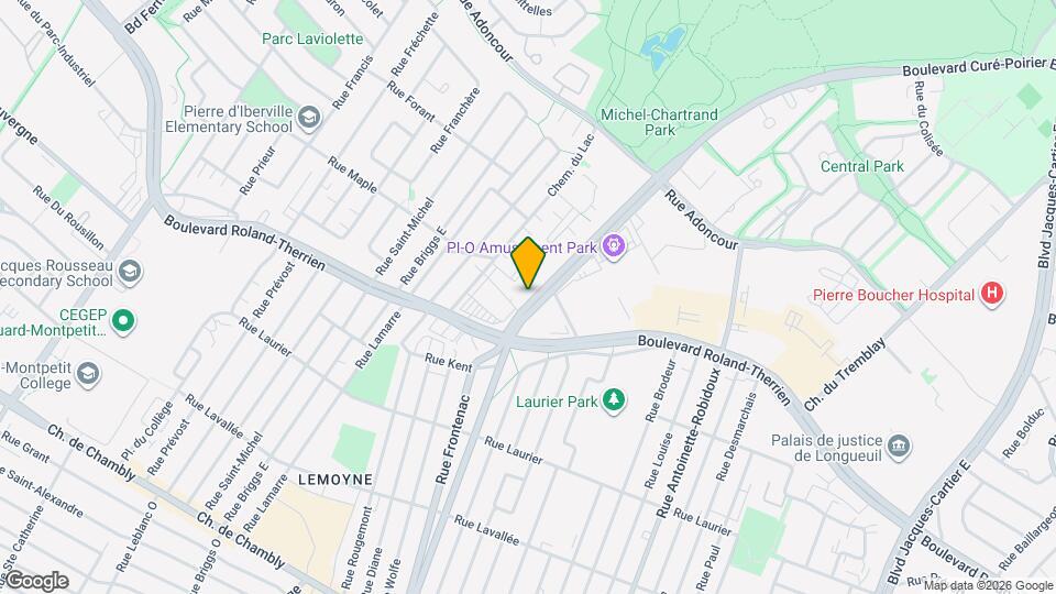 855 Curé-Poirier Boul E Map and Location Details