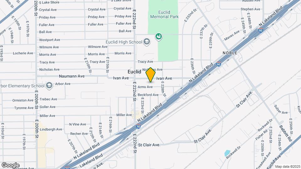 22501 Arms Ave Map and Location Details