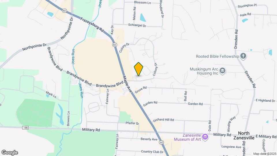 1135 Brandywine Blvd Map and Location Details