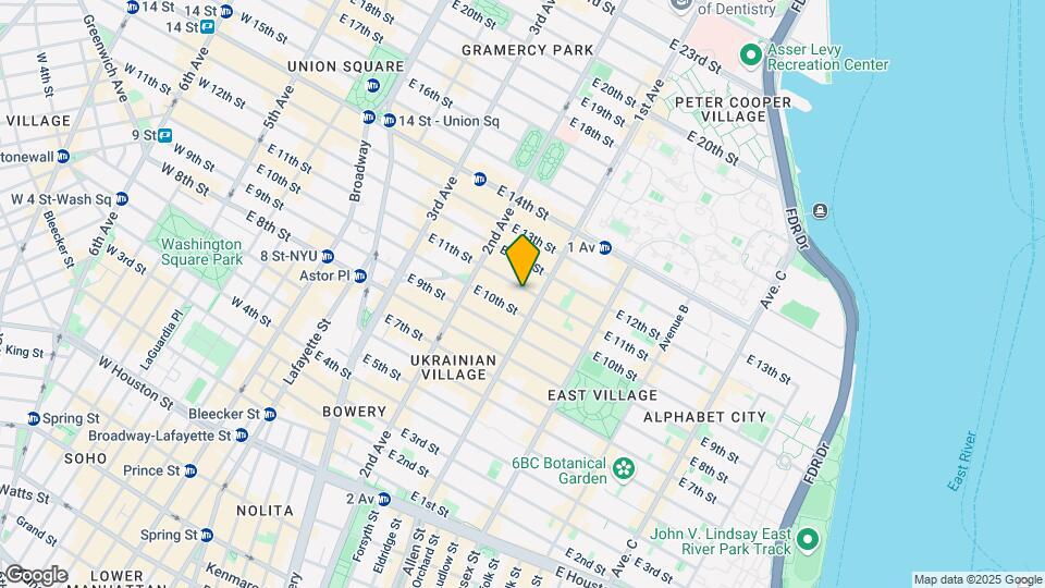 338 E 11th St Mapa y Detalles de la Ubicación