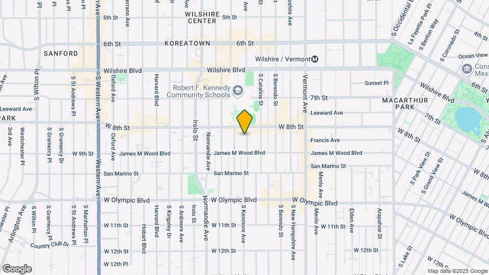 819 S Kenmore Ave Map and Location Details