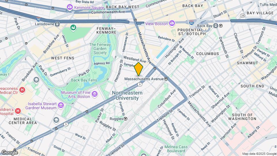 68 Saint Stephen St, Unit 624 Mapa y Detalles de la Ubicación