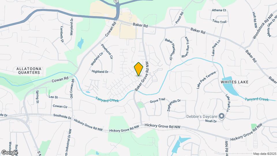 349 Windcroft Cir NW Map and Location Details