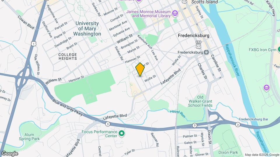 610 Shepherd St Map and Location Details