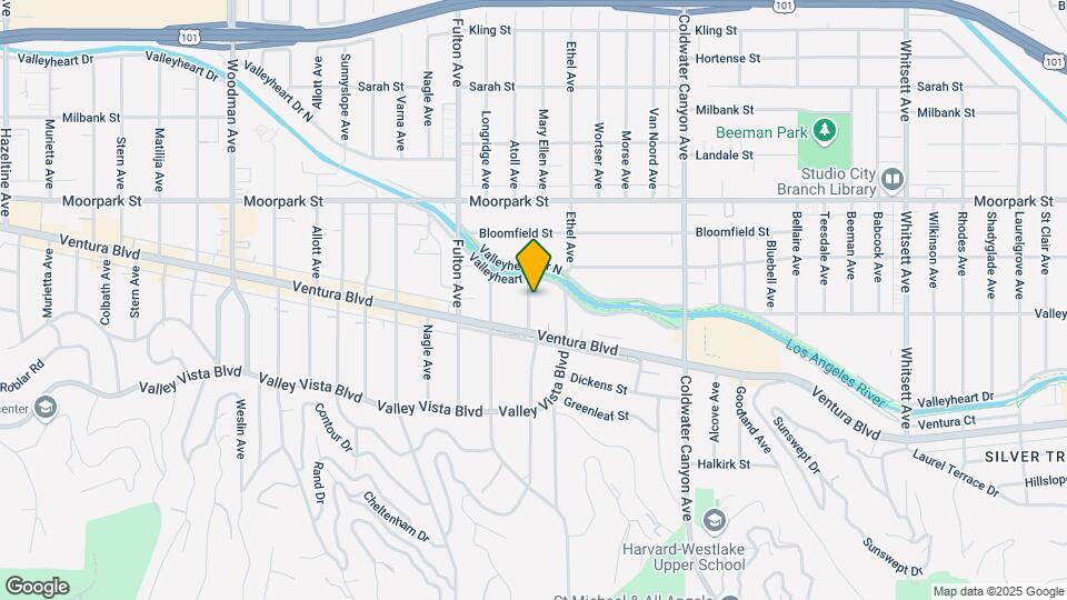 4232-4234 Mary Ellen Ave Mapa y Detalles de la Ubicación