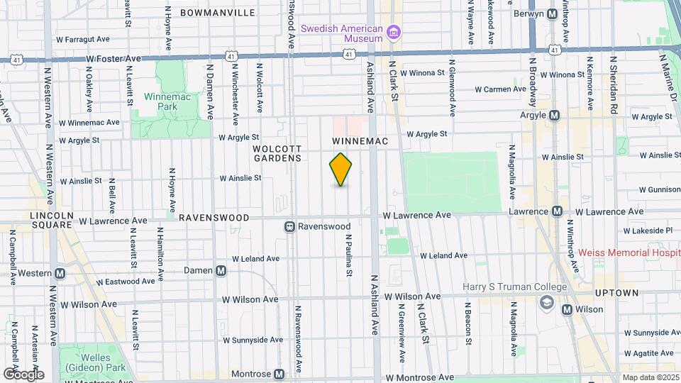 4836 N Paulina St Mapa y Detalles de la Ubicación