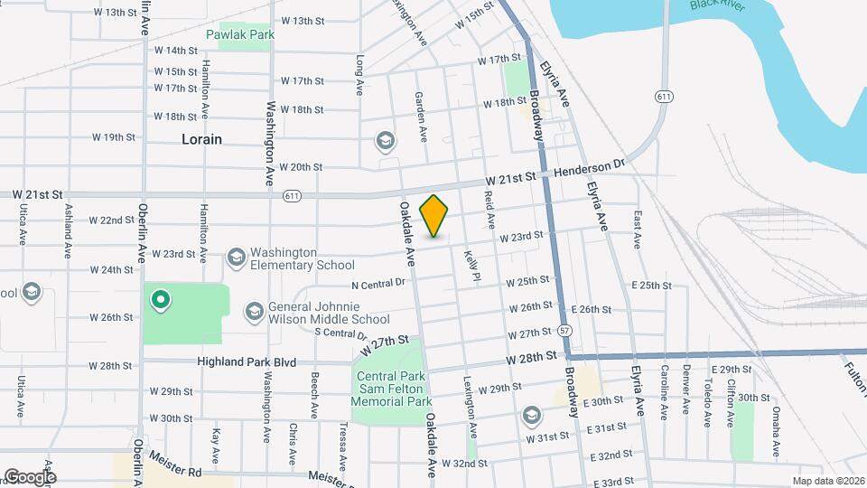 502 W 23rd St Map and Location Details