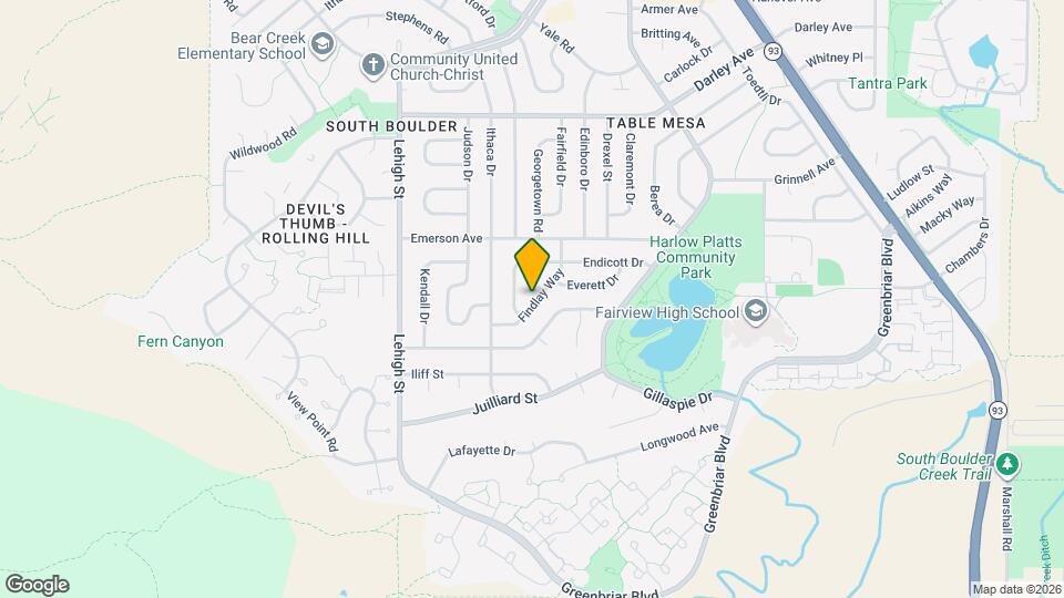 1505 Findlay Way Map and Location Details