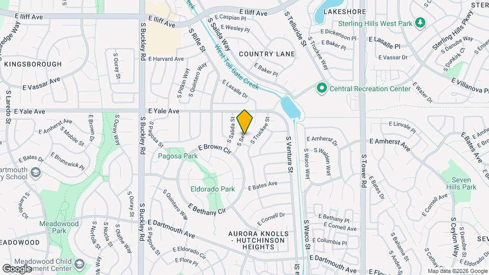 2760 S Sedalia St, Unit 2203 Map and Location Details