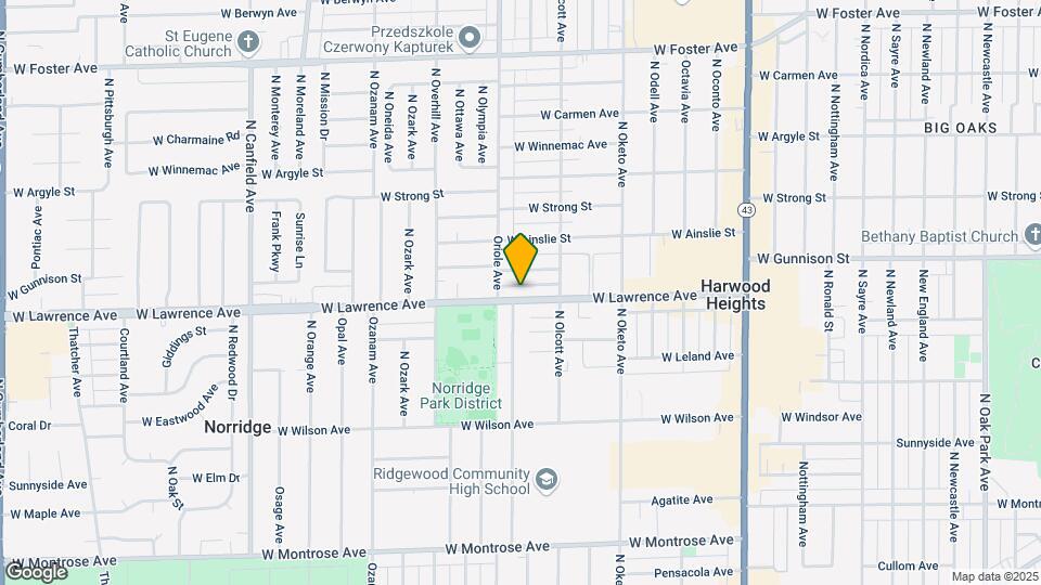 7526-7528 W Lawrence Ave Mapa y Detalles de la Ubicación