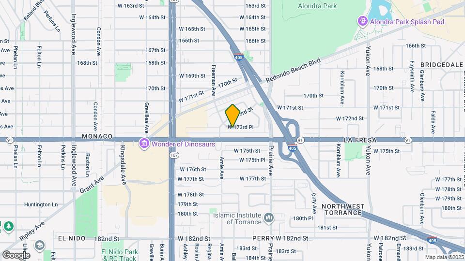 4124 W 173rd Pl, Unit 173rd Studio Map and Location Details