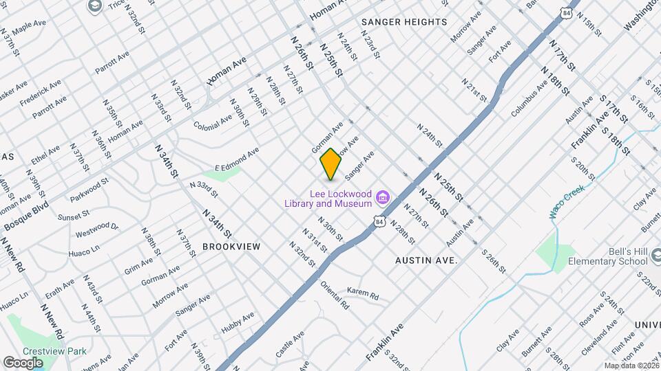 2825 Sanger Ave Map and Location Details