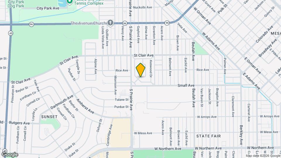 410 Kenwood Dr Map and Location Details